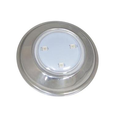 Imagem de Refletor P/ Piscina Hiper Led 6W Luz Azul Inox 316L Brustec