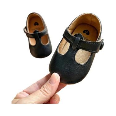 Imagem de Sapatos De Couro Multicoloridos Para Bebês, Meninos E Meninas, Sola De