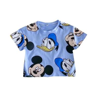 Imagem de Camiseta Casual De Verão Para Menina Com Estampa De Desenho Animado, M