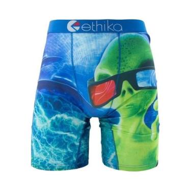 Imagem de Cuecas Boxer Masculinas plus Size Em Malha Respirável ETHIKA, Roupa De