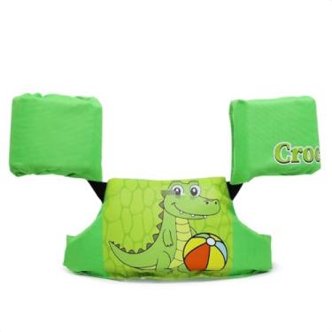 Imagem de Colete Flutuante Infantil de Natação - Para Crianças de 1 a 6 Anos, Seguro para Piscina e Praia, Auxiliar de Aprendizado e Lazer Aquático (Pônei)