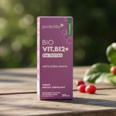 Imagem de Vitamina B12 Metilcobalamina Puravida 20ml