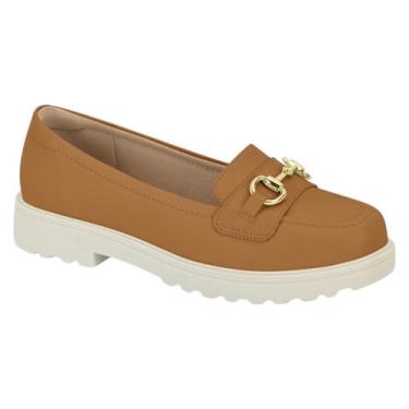 Imagem de Sapato Mocassim Oxford Ultra Conforto Modare, Camel, 35