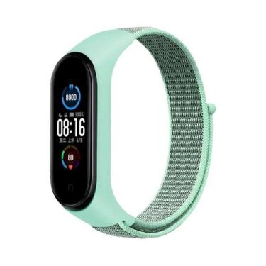 Imagem de Pulseira De Nylon Respirável Para Xiaomi Mi Band 7 6 5 4 3 8, Pulseira