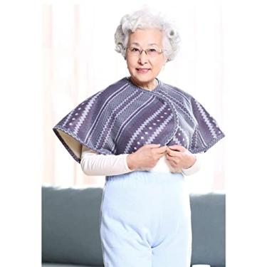 Imagem de ZDJZMGZ 38 * 90 cm Capa de ombro dupla face de pelúcia ombro xaile colete para inverno ombro e pescoço quente, capa de cadeira de rodas quente