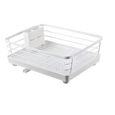 Imagem de Escorredor de louça, escorredor de pratos, escorredor de louça, organizador de louças, prateleira de secagem de talheres (B)