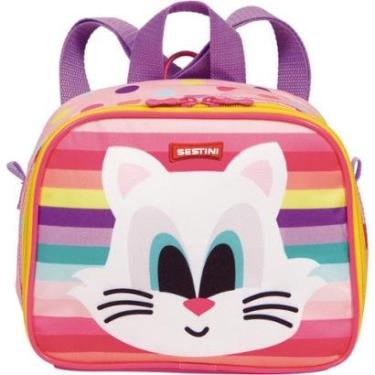 Imagem de Lancheira Sestini Com Alça 2 em 1 Cat 2 Rosa-Feminino