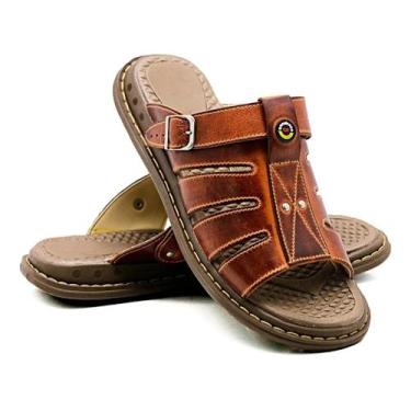 Imagem de Sandália Franciscana Masculina Chinelo Pinhão - Girolando, 38