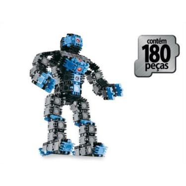 Imagem de Clic & Lig The Robots Megabot (160 Pçs) - Plasbrink