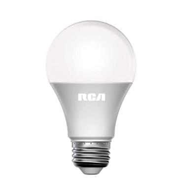 Imagem de RCA Lâmpadas inteligentes, lâmpada LED WiFi, luzes LED reguláveis, reguláveis 800 lúmens 10W (60W EQ A19), compatível com Alexa e Google, controle de qualquer lugar com smartphone, branco suave 2700K