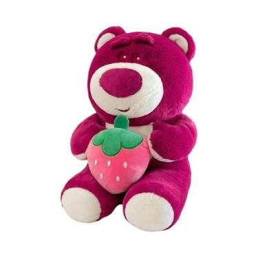 Imagem de Urso De Pelúcia Morango Disney Fofo Para Abraçar, Almofada De Desenho 