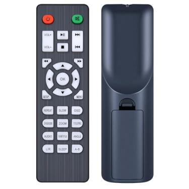 Imagem de WDZP Novo controle remoto de substituição adequado para FELEMAN 1080P HD TV DVD Player MD116 MD6BUS