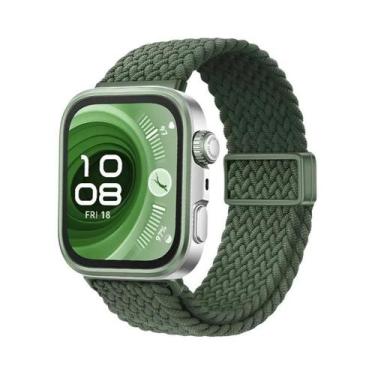 Imagem de Pulseira De Nylon Trançada Ajustável Para Huawei Watch Fit 3/4/4 Pro, 