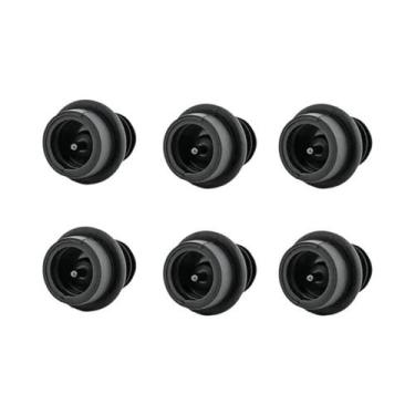 Imagem de Tampa De Silicone Preta Para Vinho Com Bomba De Vácuo Aeradora E Prese