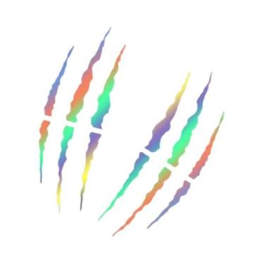 Imagem de Adesivos De Motocicleta Monster Ghost Claw, Decalques Decorativos De V