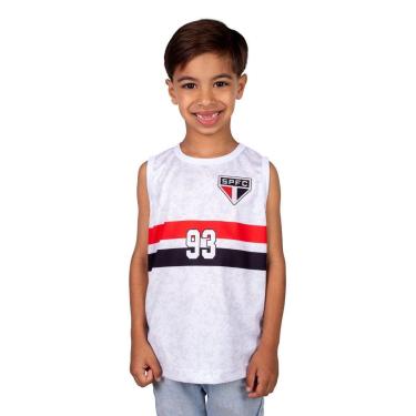 Imagem de Regata do SÃO PAULO Infantil Original Oficial Licenciada Camisa DOMAIN 93 SPFC-Masculino