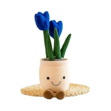 Imagem de Brinquedo De Pelúcia Kawaii Em Forma De Buquê De Tulipas, Boneca Macia