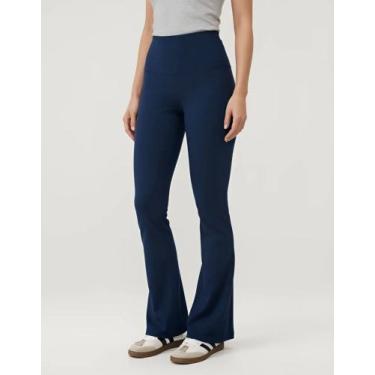 Imagem de Kit 2 Calça Flare bailarina cintura alta Legging em cotton Tribo Livre