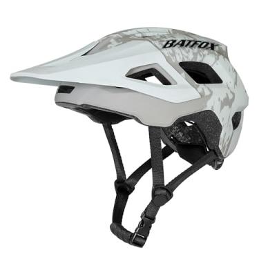 Imagem de BATFOX Capacete de bicicleta para homens e mulheres adultos - Capacete ajustável para bicicleta de montanha, BTT e estrada (54-61 cm) com ventilação ultraleve