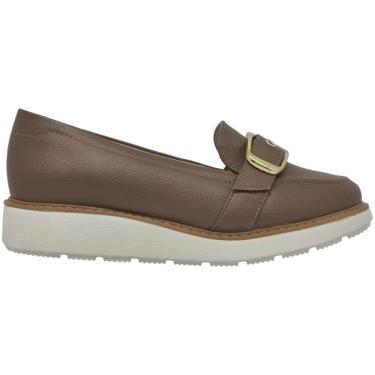 Imagem de Sapato Feminino Mocassim Casual Social Dia a Dia Passeio Trabalho com Fivela Bico Redondo Conforto Modare 7400.110