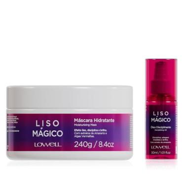 Imagem de Lowell Liso Magico Finalizadores Mascara 240g + Oleo 30ml