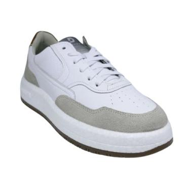 Imagem de Tênis Casual Sola Caixa Democrata Drake Pulse Off White e Branco Mascu