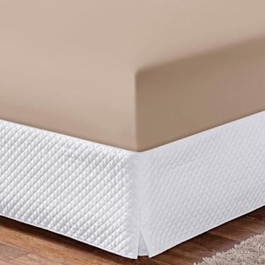 Imagem de Kit 2 Lençol Liso com Elástico Soft King 100% Poliéster 180 Fios Macio