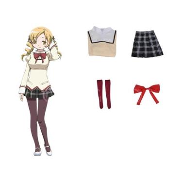 Imagem de Fantasia De Cosplay De Uniforme Escolar Madoka Magica Para Mulheres Ad