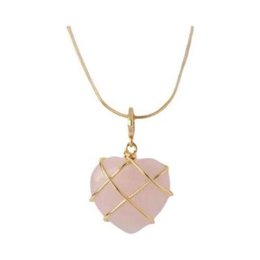 Imagem de Colar Feminino Da Moda Com Pingente De Coração, Corrente De Clavícula 