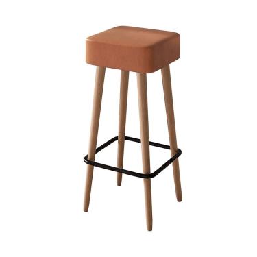 Imagem de Banqueta Alta Para Cozinha Área Gourmet Dubai Couríssimo Amarula - Desk Design