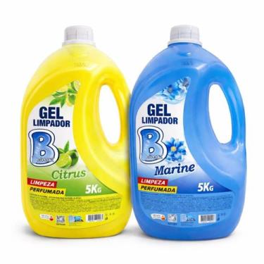 Imagem de Kit desinfetante marine e citrus 5l - BARBAREX