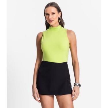 Imagem de Regata Feminina Gola Alta Endless Verde, M, Verde