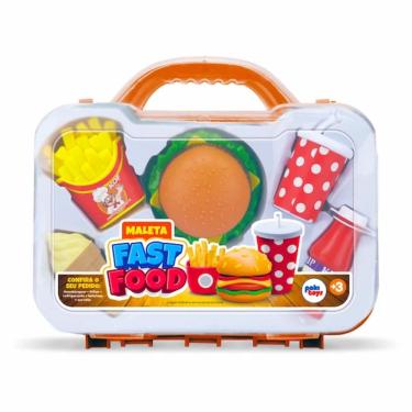 Imagem de Brinquedo Infantil Maleta Fast Food - Paki Toys 1550