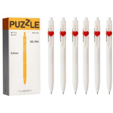 Imagem de Caneta GEL Puzzle Retrátil Ponta 0,5MM Caixa com 12 - Deli