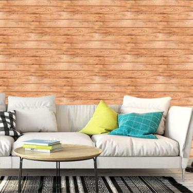 Imagem de Papel De Parede Madeira Pinus Horizontal Adesivo Sala Quarto