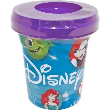 Imagem de Pote de massinha disney 115g cotiplas, Roxo, UN
