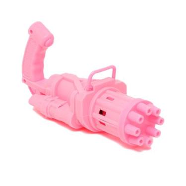 Imagem de Maquina Turbo De Bolha De Sabao Automatica Lançador Arminha Infantil -