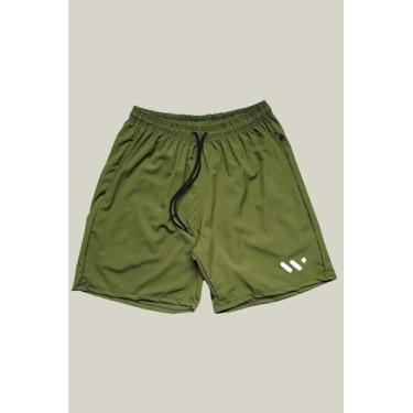 Imagem de Shorts Bermuda Masculino Praia Corrida Academia Elastano Premium WSS W