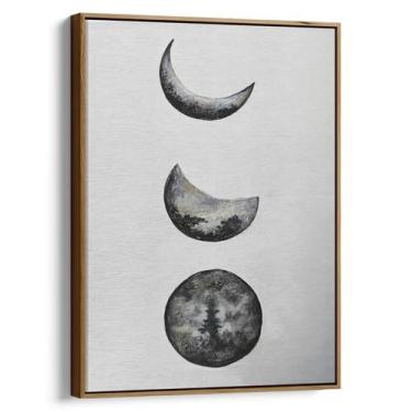 Imagem de Quadro decorativo Fases da Lua em Desenho Minimalista - Art Canvas, 20