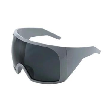 Imagem de Óculos De Sol Masculinos Oversized UV400, Anti-Vento, Lentes Grandes, 