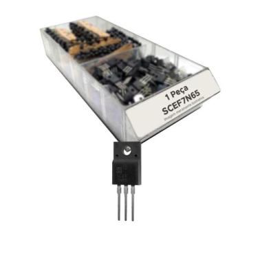 Imagem de Transistor Mosfet Scef7n65 P7n65 7n65 Isolado - To220 - CHIPSCE