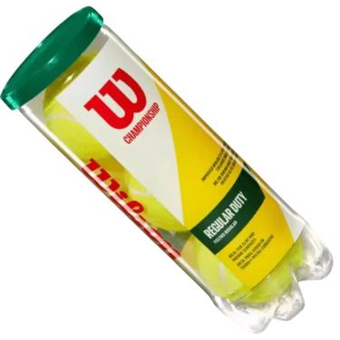 Imagem de Tubo de Bola de Tênis com 3 unidades Wilson Championship Regular Duty Saibro