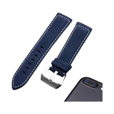 Imagem de Pulseira De Couro Vintage 20mm 22mm Para Samsung Galaxy Watch 6 5 4 Hu