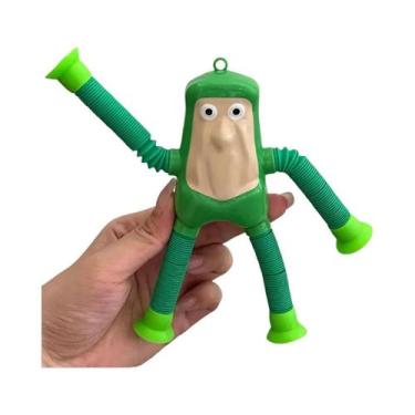 Imagem de Brinquedos Sensoriais Italian Brainrot Suction Pop Tubes Fidget Toys: 