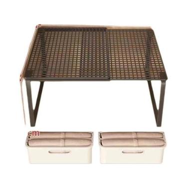 Imagem de Prateleira Telescópica Ajustável E Empilhável Para Armário, Divisória 