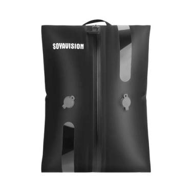 Imagem de Saco a Vácuo Reutilizável Para Viagem, Saco De Compressão Dobrável Par