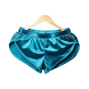 Imagem de Cuecas Boxer De Seda Masculinas Sexy E Confortáveis Para Dormir E Usar