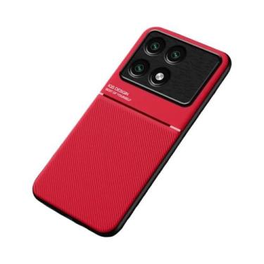 Imagem de Capa Magnética Com Textura De Couro Para Mi POCO X6 X7 pro F6 pro M6 p