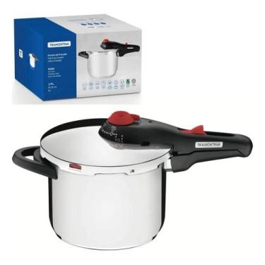 Imagem de Panela De Pressão Tramontina Solar 6 L Cor Prata - Congratulations Sto