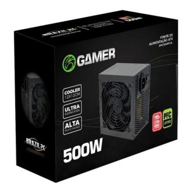 Imagem de Fonte de Alimentação 500W Para PC Desktop BPC/500PFCA 500W 2 - BRAZILP